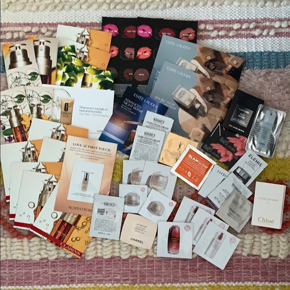 Other - 45 sample pieces La Mer, Shiseido, Clarins.....